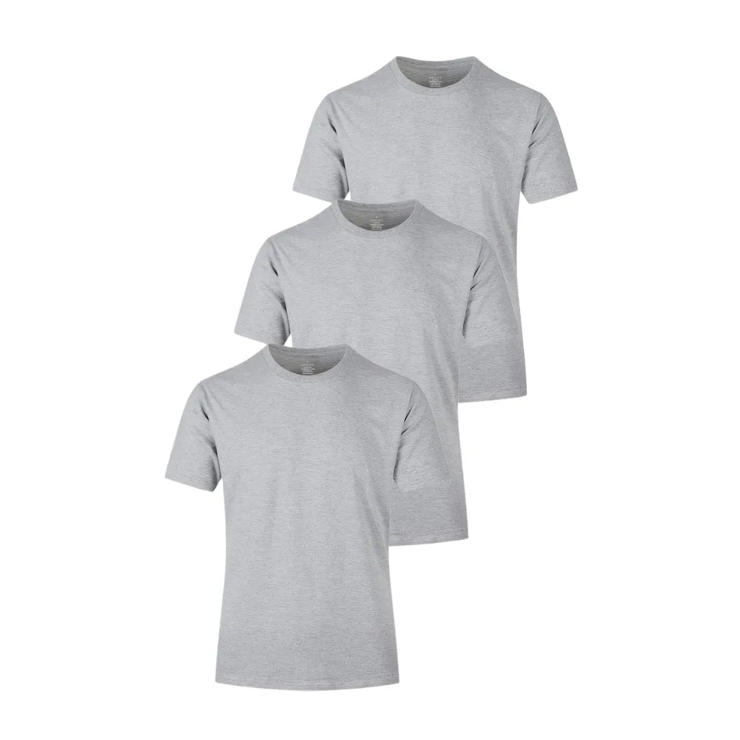 Herren Basic-T-Shirts im 3er-Pack mit Rundhalsausschnitt