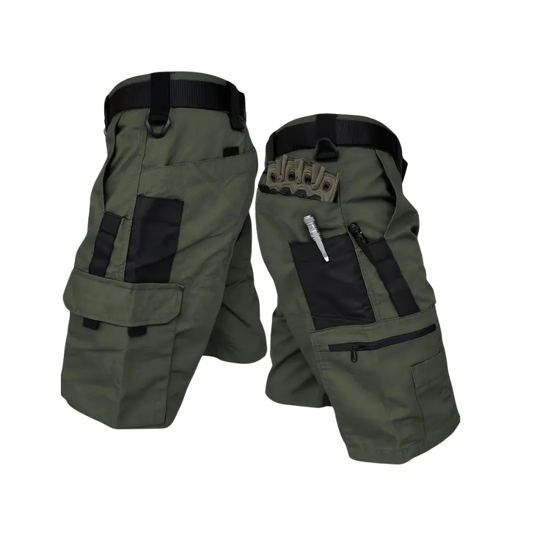 Herren Cargo-Shorts mit Mehreren Taschen im Outdoor-Stil