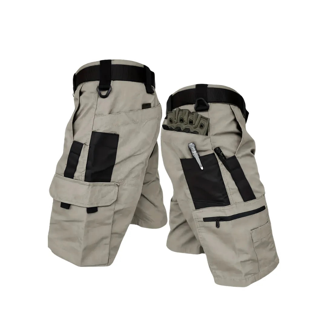 Herren Cargo-Shorts mit Mehreren Taschen im Outdoor-Stil