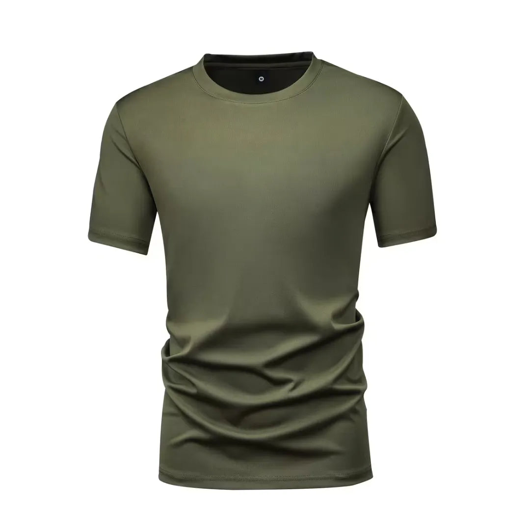 Herren Basic-T-Shirt mit Kurzarm