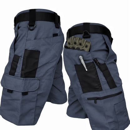 Herren Cargo-Shorts mit Mehreren Taschen im Outdoor-Stil