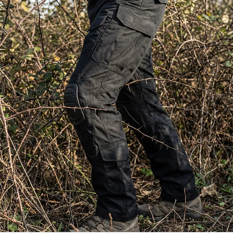 🔥 50% RABATT – Robuste Herren Cargo Hose mit integrierten Kniepolstern