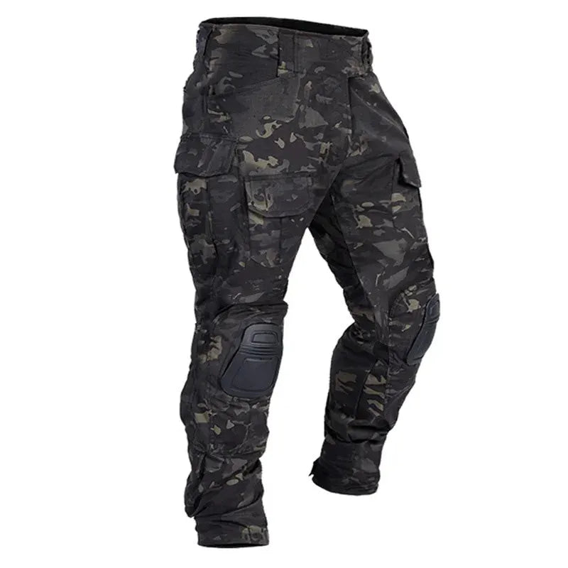 🔥 50% RABATT – Robuste Herren Cargo Hose mit integrierten Kniepolstern
