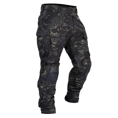 🔥 50% RABATT – Robuste Herren Cargo Hose mit integrierten Kniepolstern